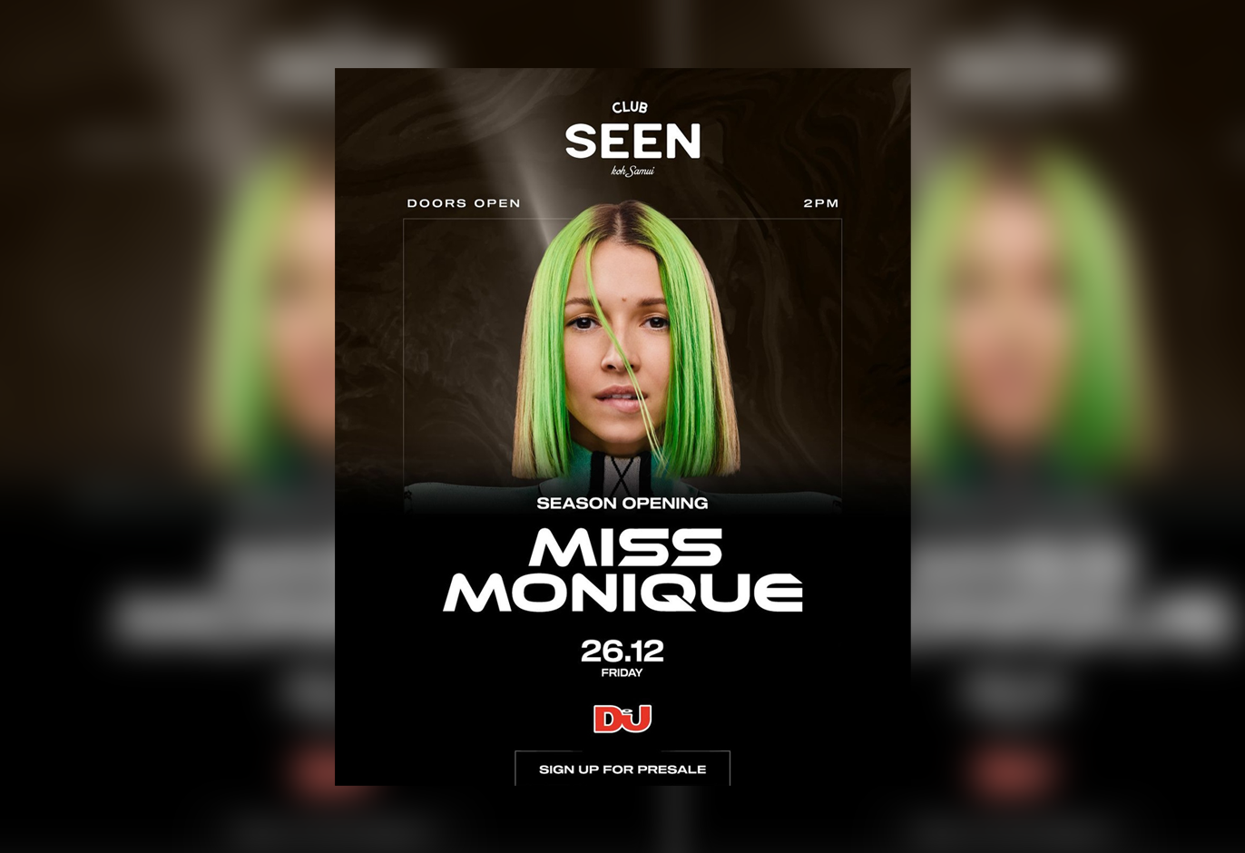 MISS MONIQUE at Club Seen, Koh Samui