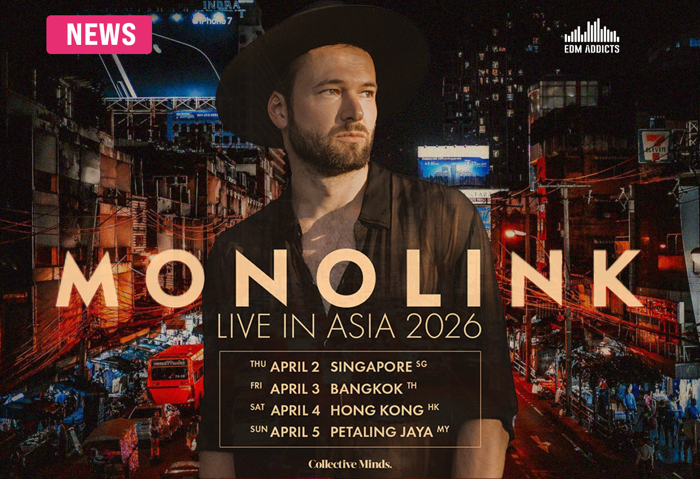 Monolink Is Coming to Bangkok with Beauty Of It All Tour for a Full-Scale Live Show