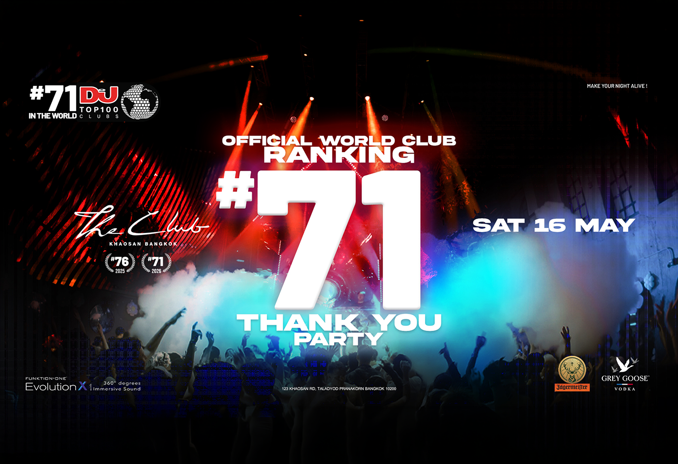 The Club Khaosan : Thank you Party #71