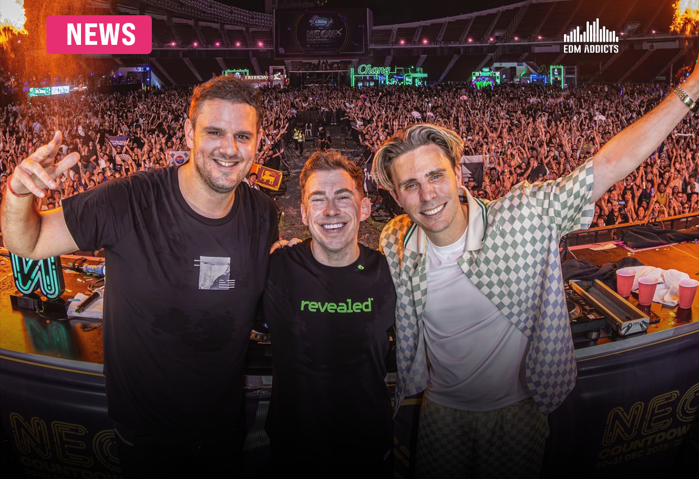 Hardwell & W&W Release Turn Up The Bass, With Bangkok, the Track Played at Rajamangala Stadium, Set to Follow