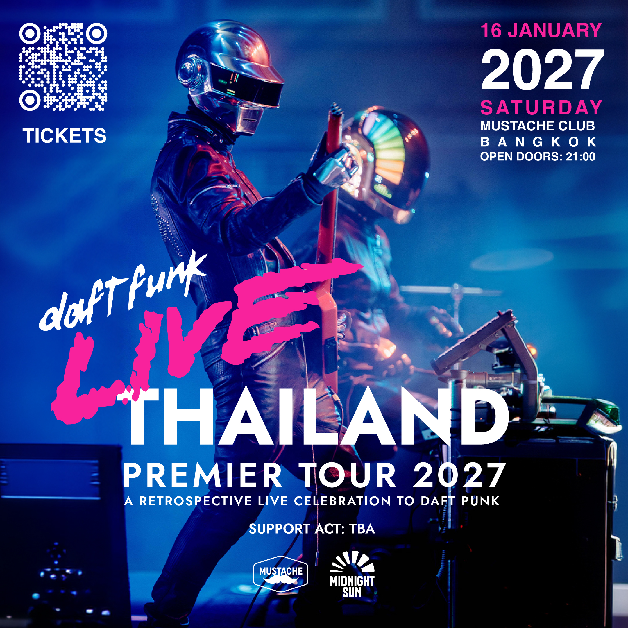 DAFT FUNK LIVE at Mustache Bangkok